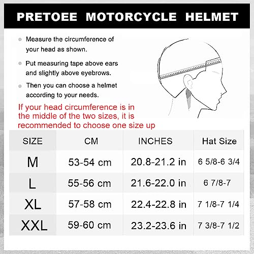 German Style Motorcycle Helmet, Thin Skull Cap Half Helmet For Adult Men Women, Novelty Dot Half Shell Helmet, Retro Half Face Helmet For Cruiser Scooter Chopper, Dot Approved(Bright Black, X-Large) #TOP1