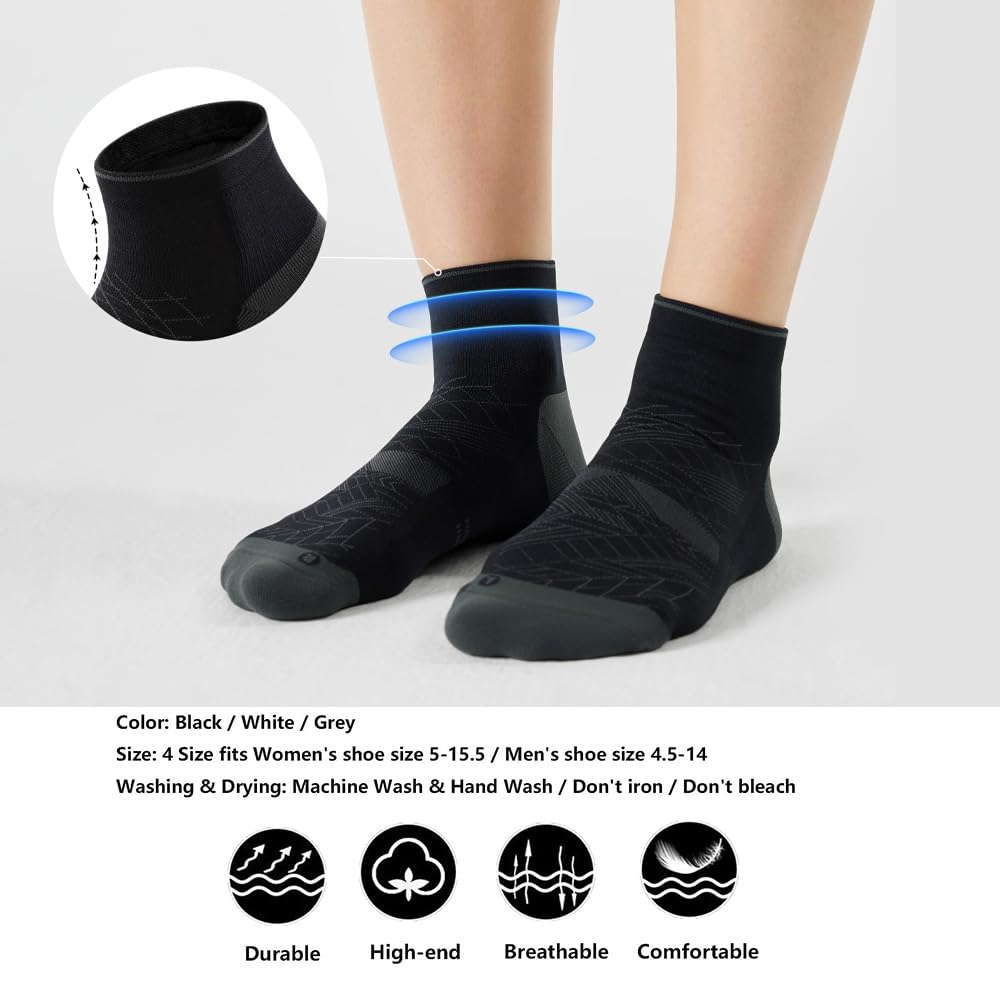 Pacote com 4 meias masculinas acolchoadas no tornozelo, meias de corrida atléticas para esportes e uso diário em promoção! Veja a oferta e mais achadinhos de Moda íntima 4 Hoje é o melhor dia para comprar Pacote com 4 meias masculinas acolchoadas no tornozelo, meias de corrida atléticas para esportes e uso diário com aquele preço maroto! Promoção! Aproveite a oferta! 4