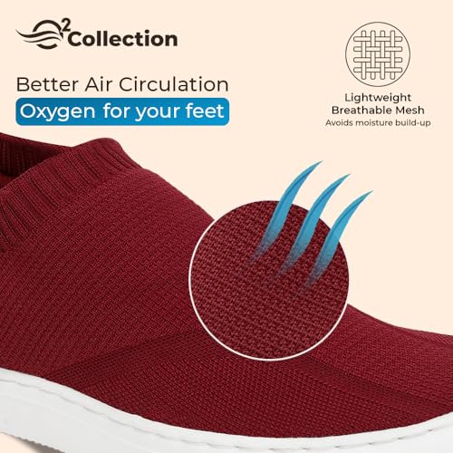 Image of YOHO Men's Freestep Spacious And Casual Slip On Shoes | Comfortable For Long Hours Of Walking | Outperforms Memory Foam | Arch Support Insole