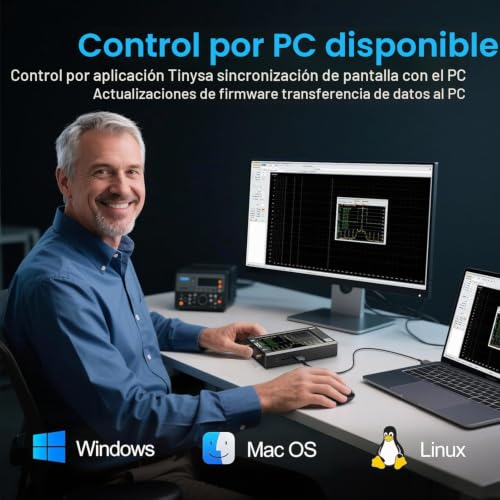 Analizador de espectro TinySA Ultra+ de 7,3 GHz con entrada RF para mitigar interferencias 5