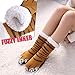 MQELONG Kids Slipper Fuzzy Socks Boys Girls Fluffy Fleece Lined Warm Plush Sherpa Winter Non Slip Christmas Home Socks (4-7 Years,Tiger Paw)