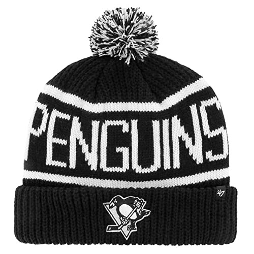 Bonnet Calgary 47 Brand Pittsburgh Penguins noir pour protéger vos oreilles du froid