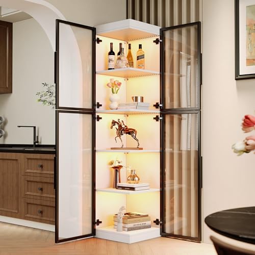 VIVCA Vitrina acrílica de 170 cm de alto con...