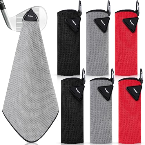 Batiyeer 6 Pack Magnetic Golf Towel Bulk 16