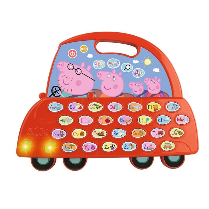 Voiture Peppa Pig VTech éducative pour apprendre l'alphabet sans écran