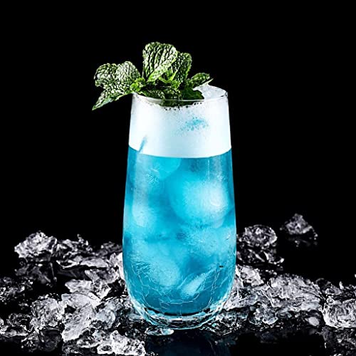 Whiskey Champagne Glasses Water Tumblers Glasses Clear Glass Cups,Drinking Tumblers, Great For Latte, Tea, Cocktails, Soft Drinks, Sodas Wine Glass #TOP5