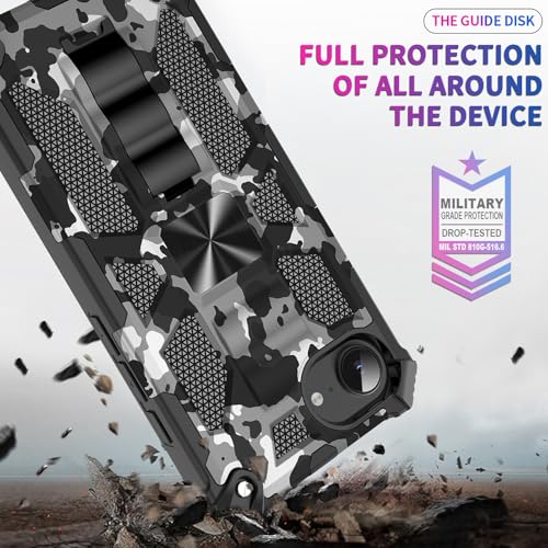 Coque iPhone 17e et 16e antichoc militaire avec béquille intégrée - 4