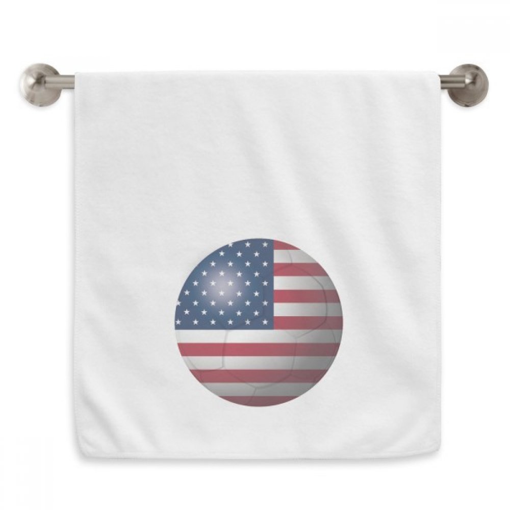 Serviette visage douce USA football pour peaux sensibles essuyage rapide