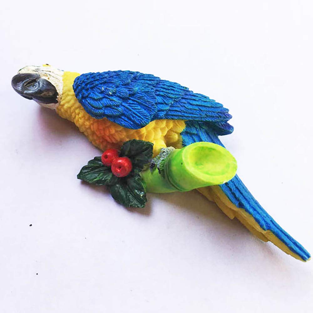 Brasil Jamaica México 3D Guacamayo Imán De Nevera Regalo De Recuerdo, Rina Hecha A Mano Loro Imán De Refrigerador Colección De Decoración Del Hogar - AliExprs 15