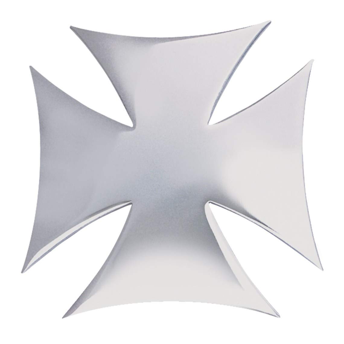 GG Grand General 90054 8 X 8 Inches Chrome Steel Iron Cross with Studs