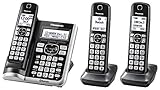 Panasonic KX-TGF573S Link2Cell BluetoothCordless Phone with Voice Assist and Answering Machine - 3...