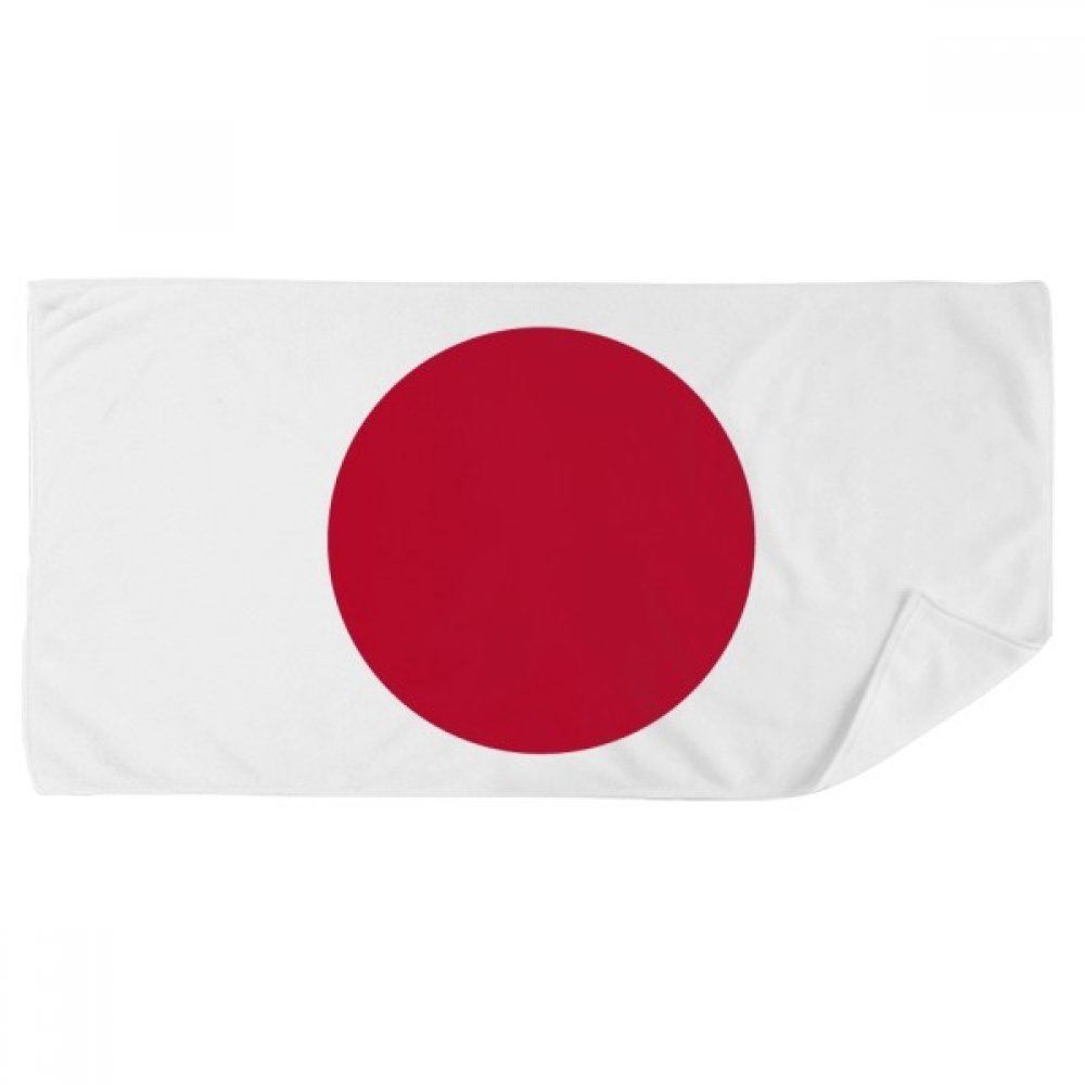 Serviette de bain Japon multicolore douce petit format 35x70cm pour visage