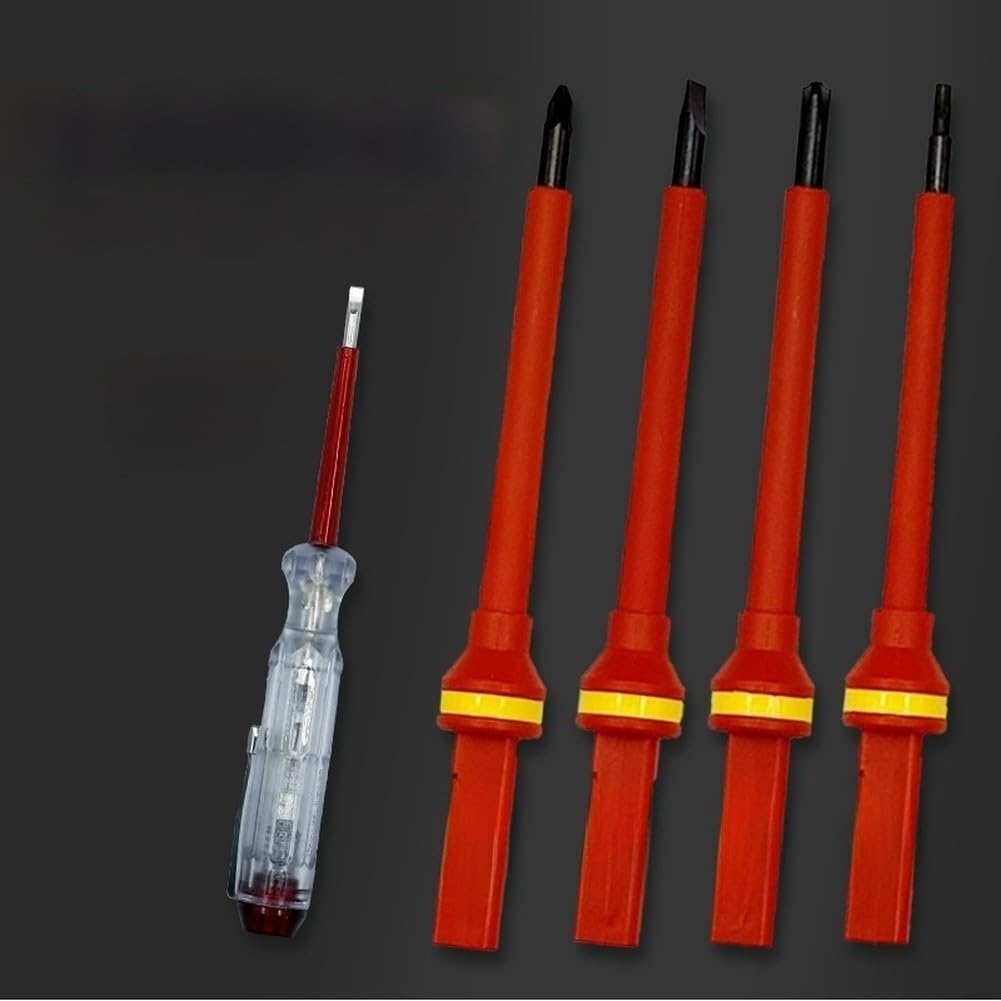 Jeu de tournevis isolés, 13 pièces pour cruciformes et têtes plates, outils résistants à la tension pour travaux électriques, kit d'électricien professionnel