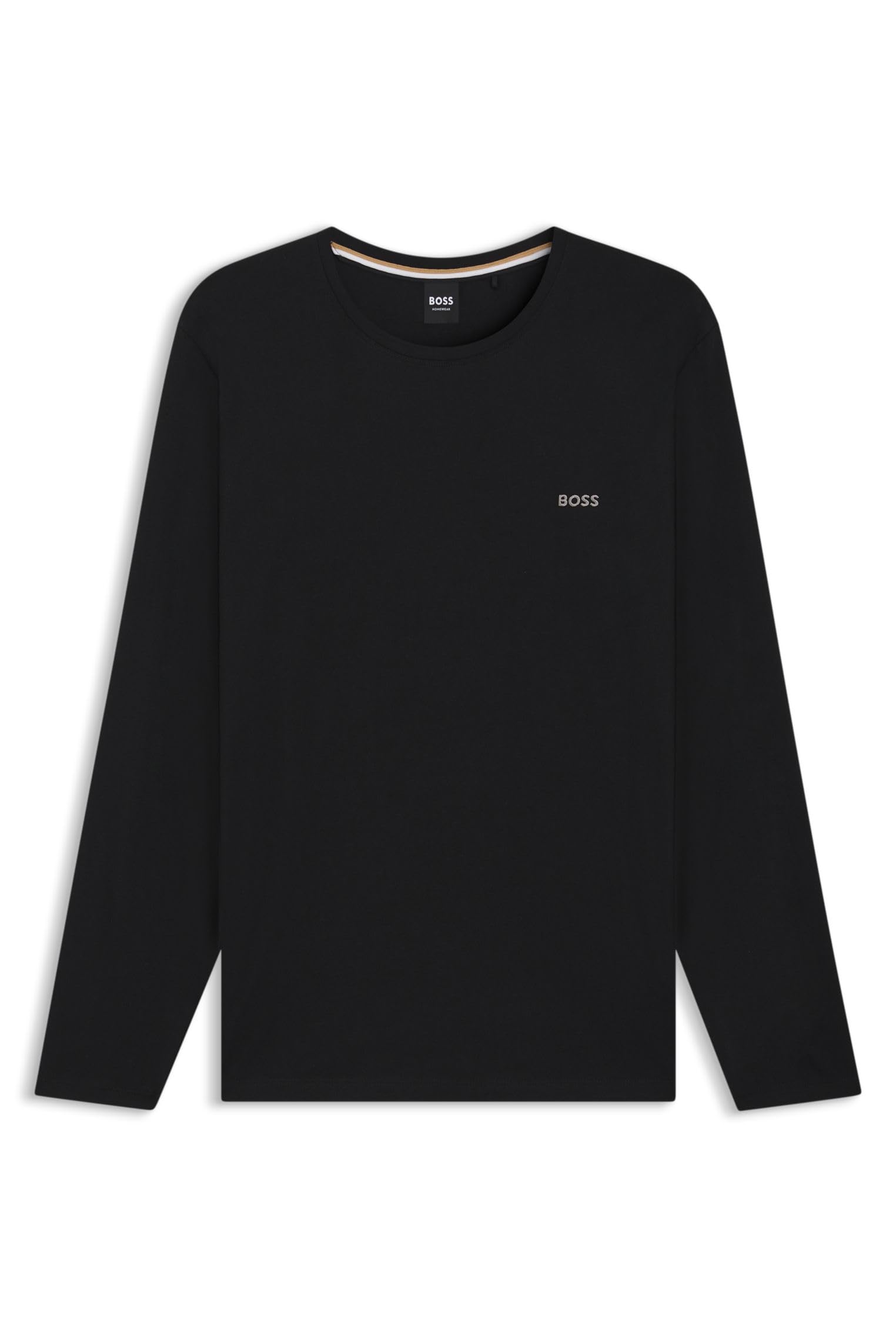 BOSS Herren T-Shirt Mix&Match Ls-Shirt R, -001 Black, S