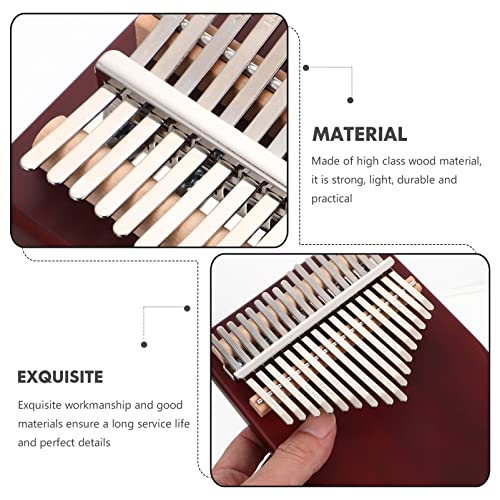 Vaguelly Mini Kalimba Piano Piano 17 Key Piano Piano Portátil Instrumentos Musicais Presentes Com In