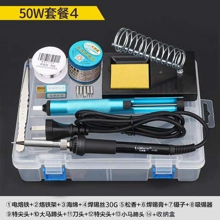 Soldering Solder inside soldering iron set electric welding pen home electronic repair welding tools high power electric Luotie - (Color: GREEN)