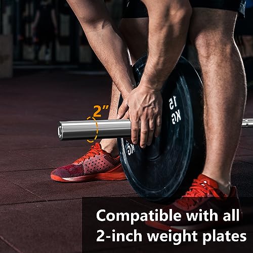 Olympic Barbell Bar 2 Inch EZ Curl Bar For Biceps