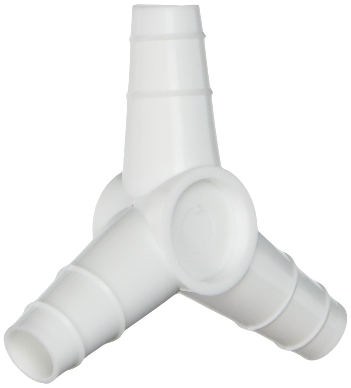 Kartell 227105 Polypropylene Equal Angle Y-Shaped Tubing Connector for 14mm-15mm-16mm Tubing ID (Case of 100)