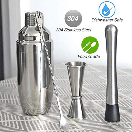 Set Coctelera Bartender Acero Inoxidable 700ml miniatura 2
