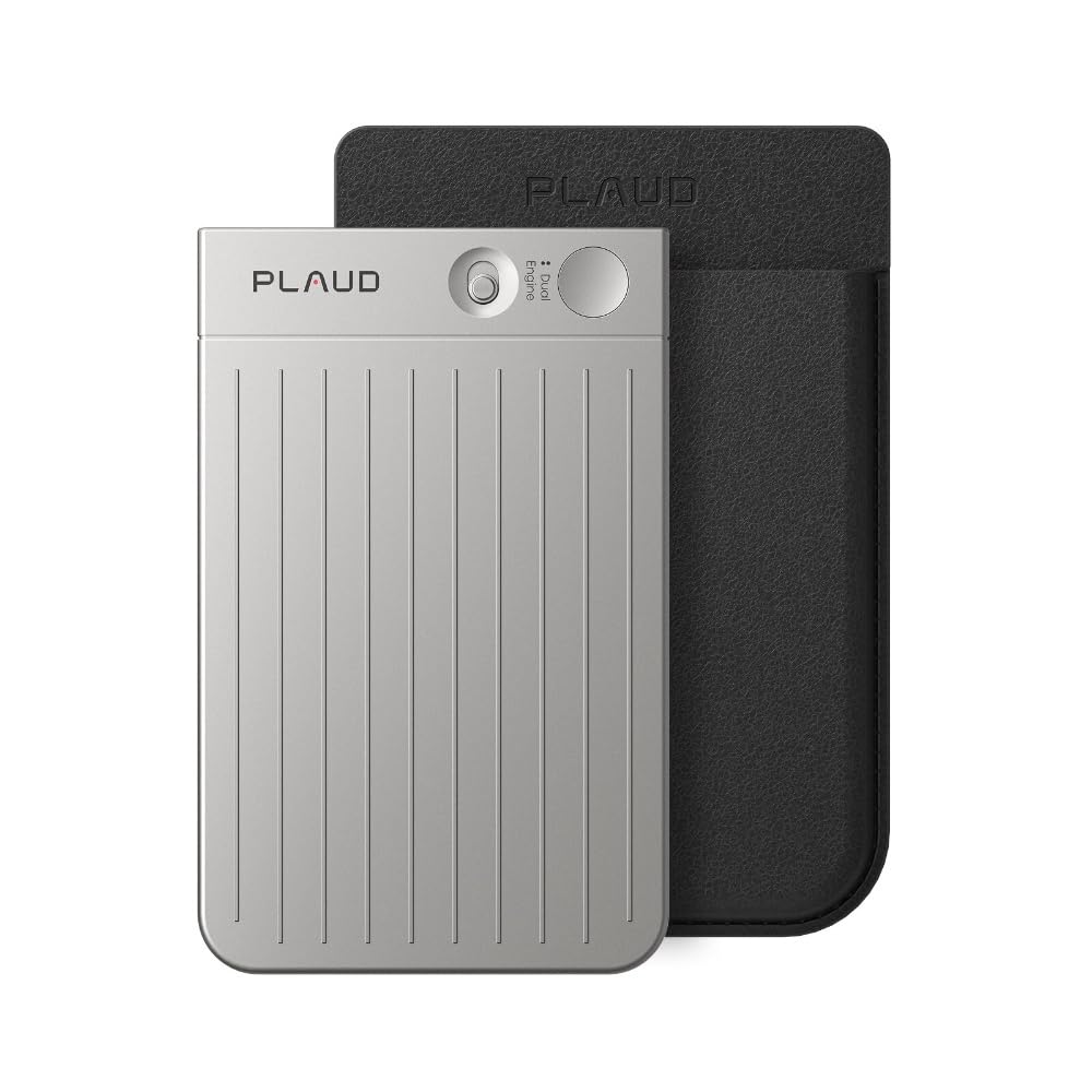 PLAUD Note Smart Voice Recorder, Audio Recorder with Transcribe & Summarize Empowered by ChatGPT, App Control, 64GB Memory, Perfect for Calls, Meetings, Interviews, Silver-image-27