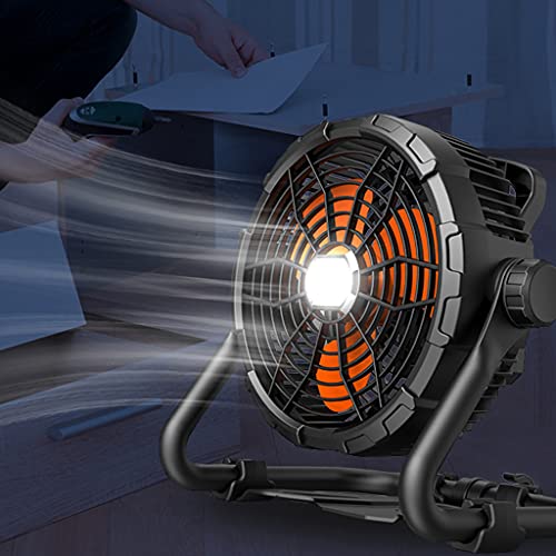 Ventilador con rotación de 360 grados y lámpara integrada multiuso 7
