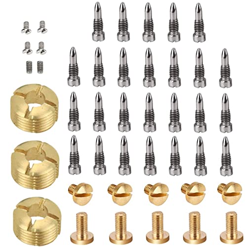 TUOREN 1 Satz Altsaxophon-Reparatur-Set, Blasinstrumente, Teile mit Rattenschwanz-Schrauben + Rundkopfschrauben + Muttern, DIY-Zubehör
