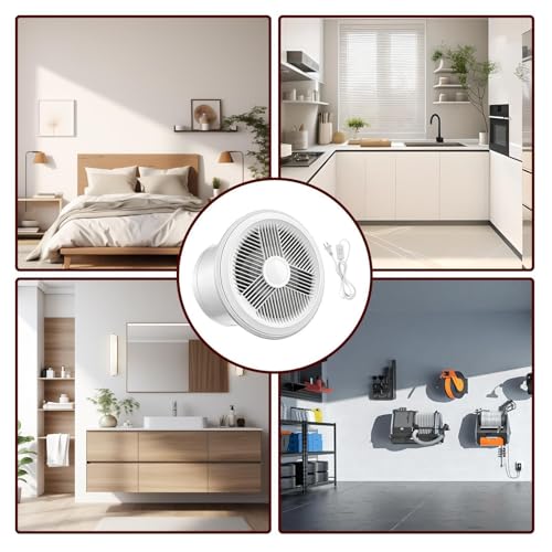 Ventilateur de cuisine pour maison et camping-car discret