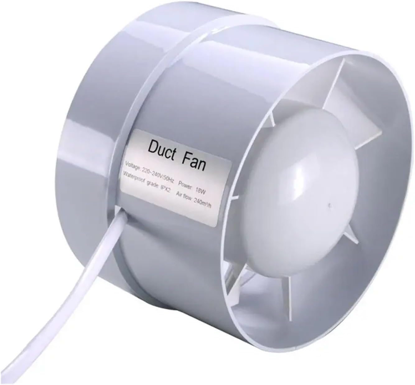 換気設備、 4 インチインラインダクトファン天井換気パイプ排気ダクトファン換気扇浴室用品