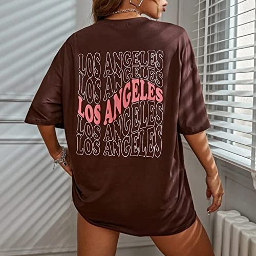 Girls Tee Shirts Size 10-12 Years Oversized T Shirts Graphic Tees Letter Print Casual Summer Tops2