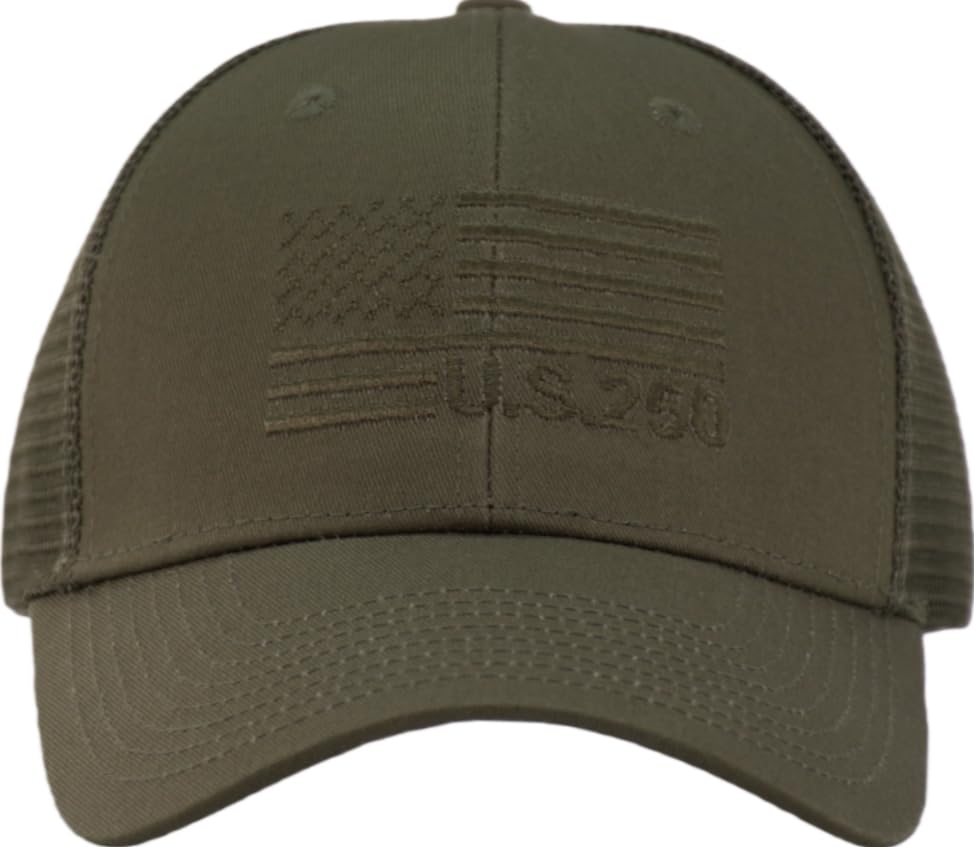 Image of American Flag Trucker Cap, Regular & XL-3XL, Big Head Snapback Patriotic Baseball Hat (Up to Size 8)