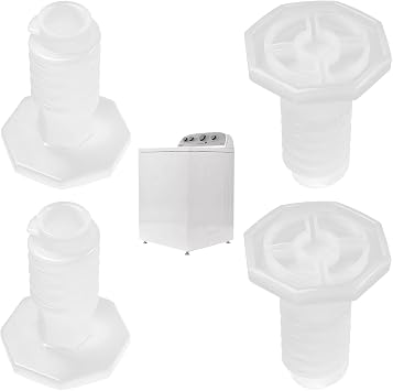W11213957 Leveling Leg Kit Fit for Whirlpool, Maytag, KitchenAid etc Washing Machines, Leveling Feet Cross Reference Part NumbersAP6329114, W10556332, WPW10556332, 4844515, PS12349351, W11179235,4Pcs