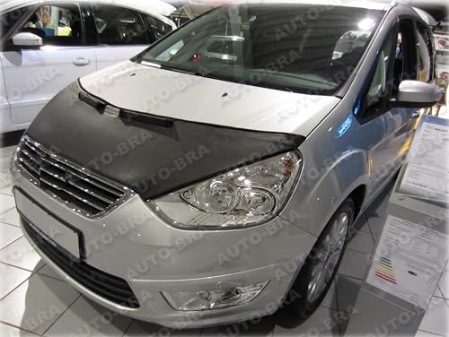 Hood Bra Front End Nose Mask Compatible with Ford Galaxy S-MAX 2010-2015 Bonnet Bra STONEGUARD Protector Tuning