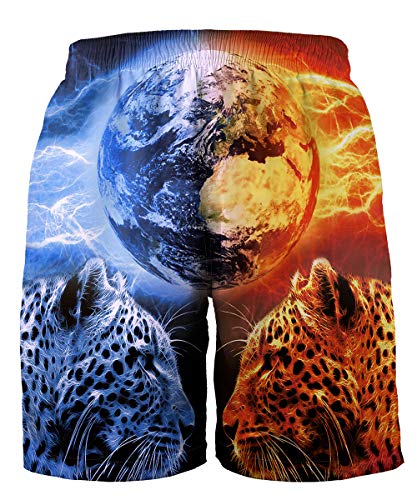Hgvoetty Mens Funny Swim Trunk 3D Animal Print Bathing Suit For Summer Holiday S #TOP1