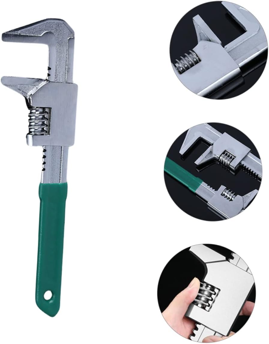 9 Inch Metric F Type Opening Wrench Steel Right Angle Plier | Non Slip Grip, Oil Proof Surface, High Hardness Build, Plumber Use, One Piece, 63mm Opening
