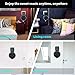 Maxonar Echo Dot Wall Mount Holder, Echo Dot Mount 3rd Generation Compatible with HomePod Mini, Clever Echo Dot Accessories with Built-in Cable Management Hide Messy Wires