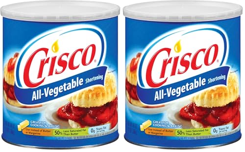 Crisco All-Vegetable Shortening, 48 Ounce (Pack of 2)