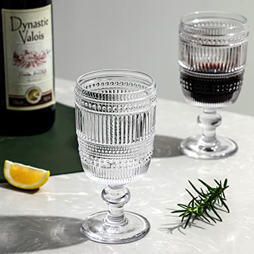 G Binary Iced Tea Goblets 10.5 Oz. Set Of 6 Premium Beverage Glass Set For Wine Soda Juice Water Perfect For Dinner Parties Bars Restaurants Everyday Use #TOP7