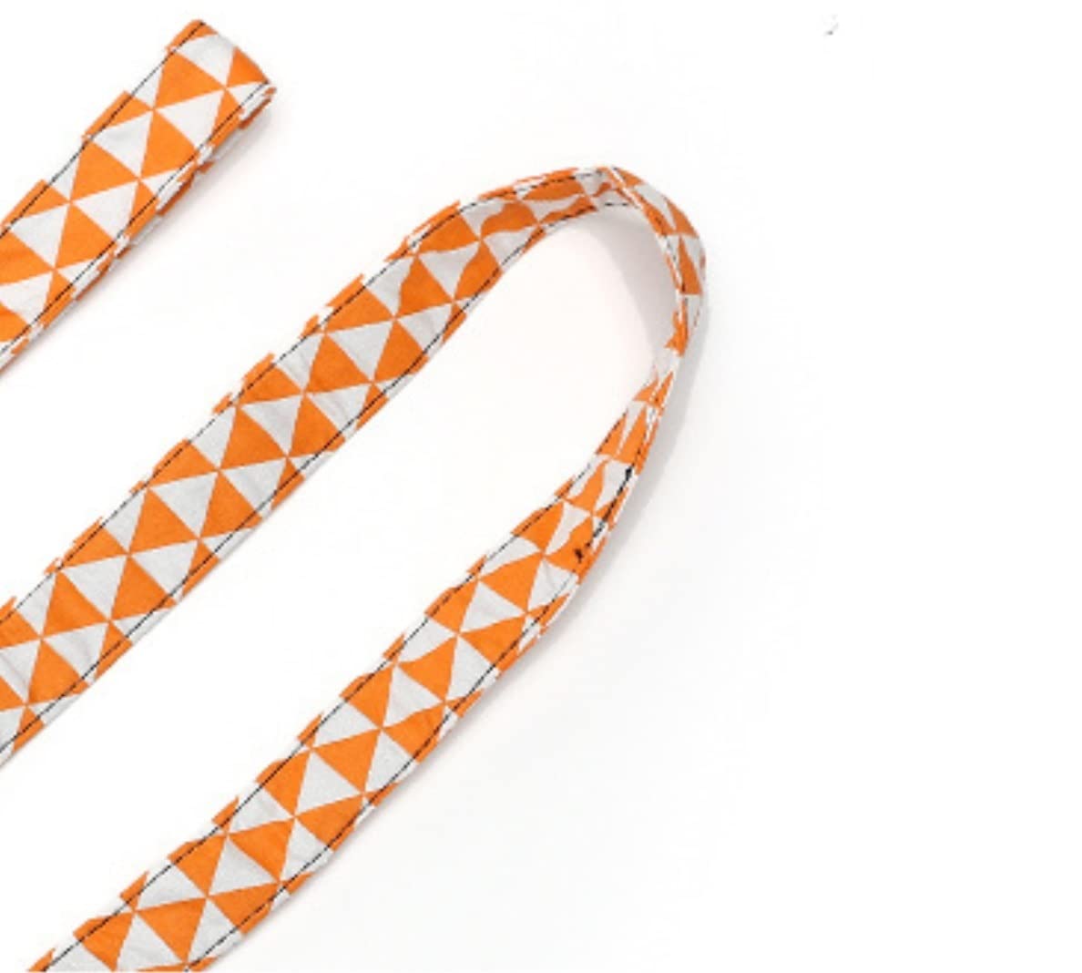 Morbido Guinzaglio Per Cani Collare Per Cane E Guinzaglio Per Cani Con Motivo A Triangolo Personalizzato Per Papillon Rimovibile Per Cuccioli Carlini Chihuahua Antiscivolo Flexi(Oranje,2.0 * 50cm)