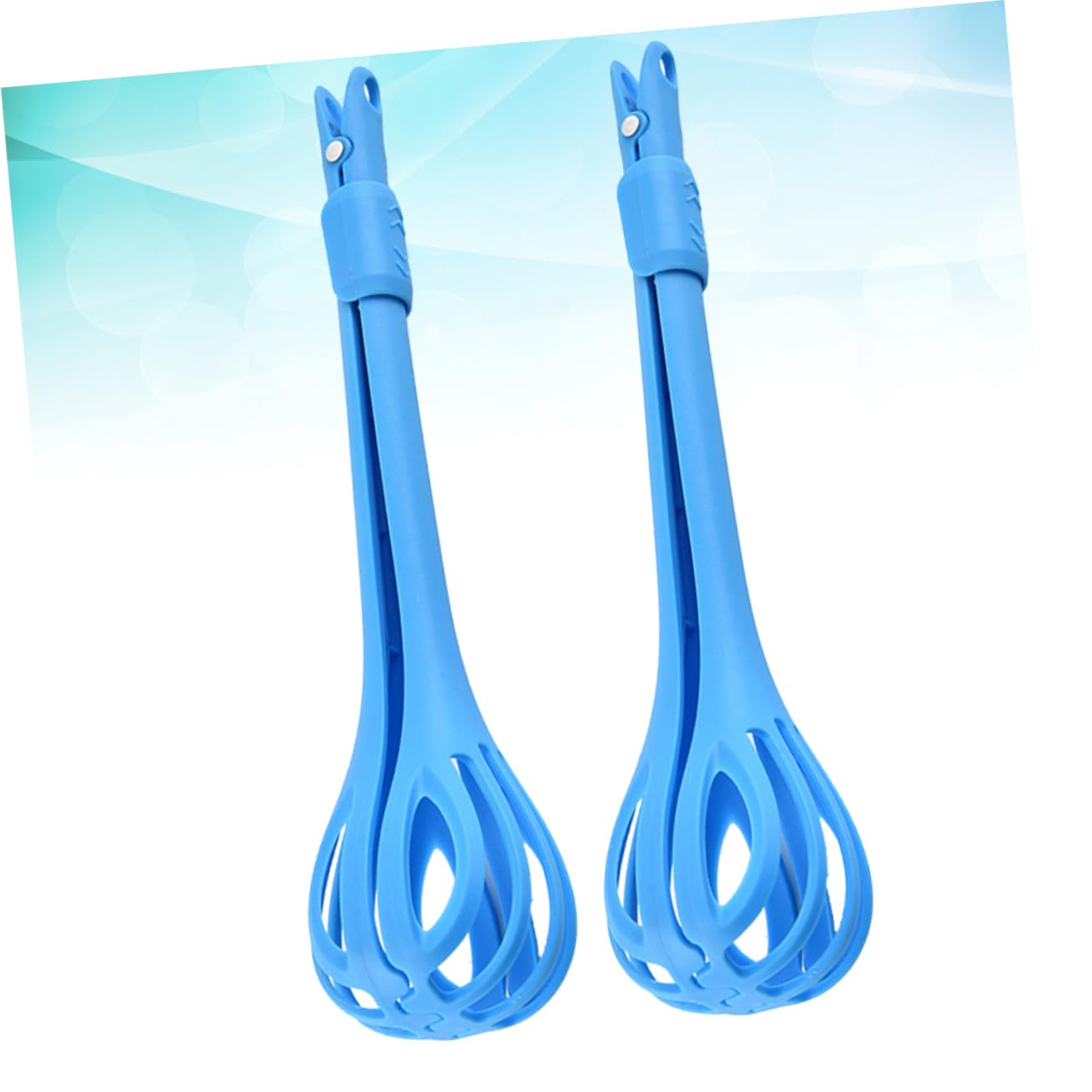 CIYODO 2pcs Manual Plastic Egg Separator Tongs Kitchen Gadget Multifunctional Food Serving Tool with Clamp Non Slip Grip Ergonomic Design for Easy Use Random Color