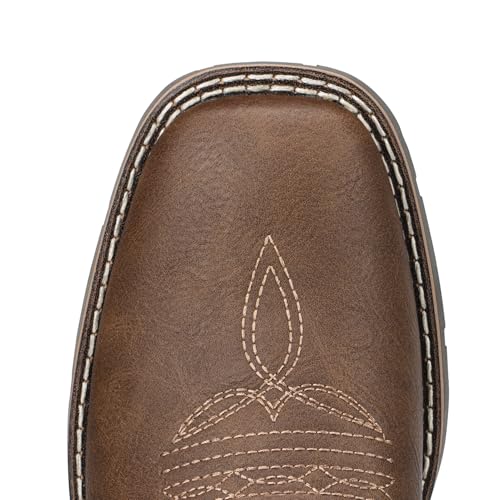 Image of Cowboy Boots For Men - Western Boot Men's Cowboy Boots With Square Toe | Cowboy Western Boot | Pull-on Boots| Old West Style Embroidered