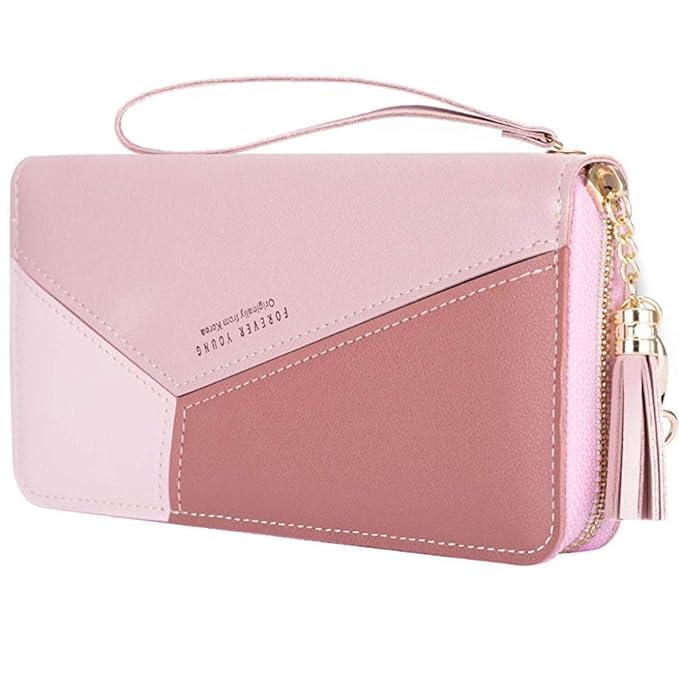 Women's Stylish PU Leather Wallet – Tri-Fold Long Clutch Purse with Zipper Pocket – Elegant Multi-Color Designer Wallet for Girls & Ladies-picture-32
