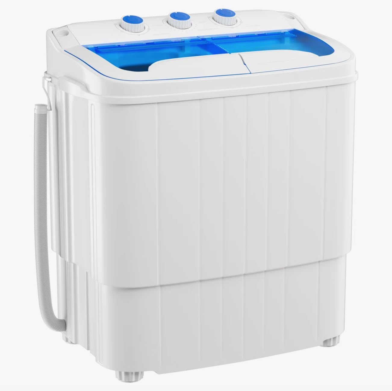 Semi-Automatic Twin Tube Clothes Washing Machine Washer (16Lbs (11, 5))