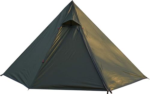 Miniatura 4 de Tienda de campaña caliente ultraligera Tipi para 3-4 personas, con enchufe ignífugo para tubos de combustión con alfombrilla 2 puertas