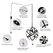 HMVPL Plug-in Industrial Globe Pendant Lights with 16.4ft Hanging Cord and On/Off Dimmer Switch, Vintage Metal Spherical Lantern Chandelier Swag Ceiling Lighting Fixture for Kitchen Island Bedroom Bar