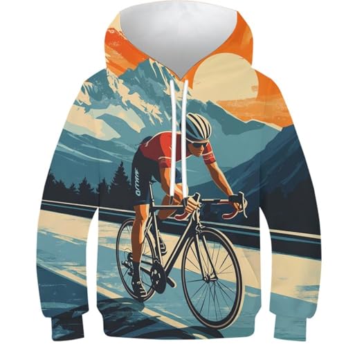 Sweat-shirts à capuche adolescent 12-14 ans motif 3D durable