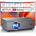 4K Projector with Built-in Apps, 1500ANSI Auto Focus&6D Keystone Dolby Audio Kogata Smart Projector with WiFi 6 Bluetooth Outdoor Movie Proyector for Home Theater HDR10+ UPGRADE