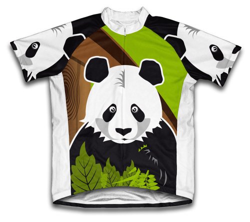 ScudoPro Hi Panda Short Sleeve Cycling Jersey for Women - Size S White