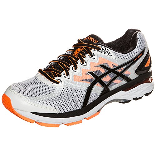 Asics T606N-0190-11H_White/Black/Hot Orange 0190