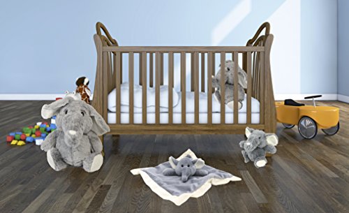 Image of Lovey Security Blanket 12 inch Square Stuffed Animal Baby Blankie for Girls or Boys (Elephant) (Pack of 2)