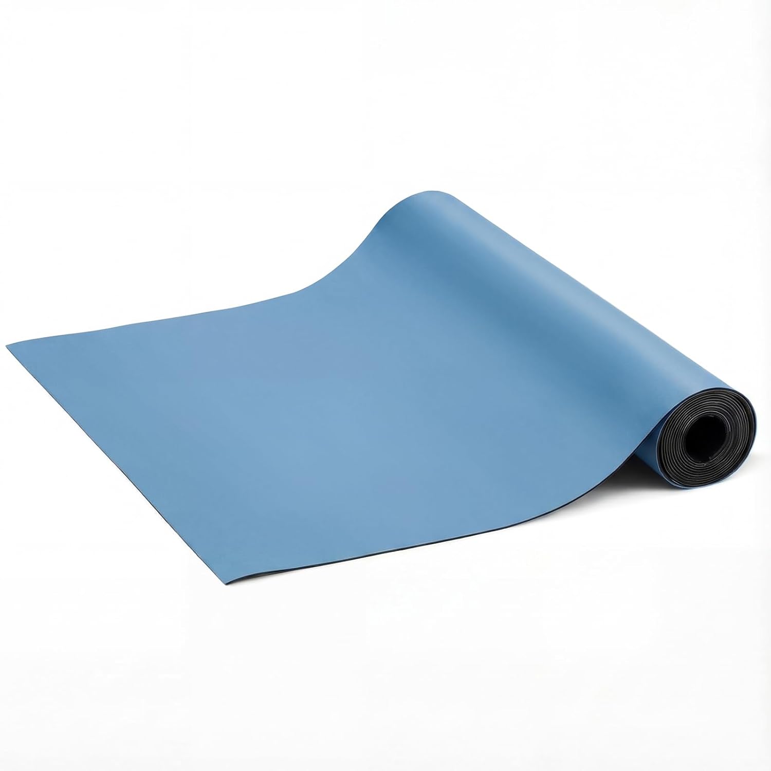 Pangda ESD Mat Roll 2 ft x 10 ft High Temperature Rubber ESD Soldering Roll Anti-Static Soldering Heat Resistant Workbench Mat for Electronics Repair PC Building, Blue